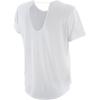 Nike Dri-Fit One Breathe Open Back Crew Neck Short Sleeve T-Shirt Women Tops White DX0132-100