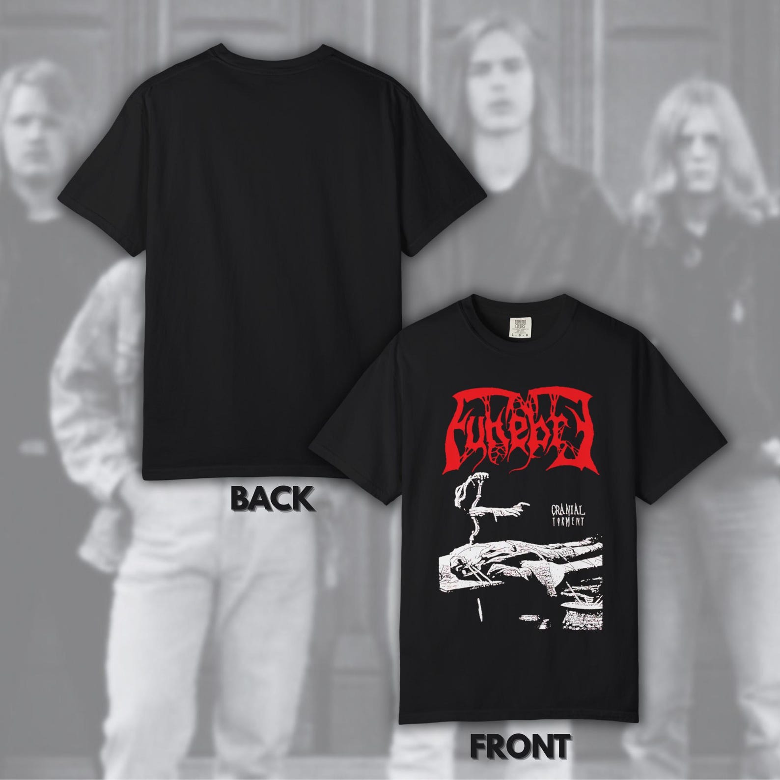 Funebre - Cranial Torment | Size- S, M, L, XL, 2-4 XL L