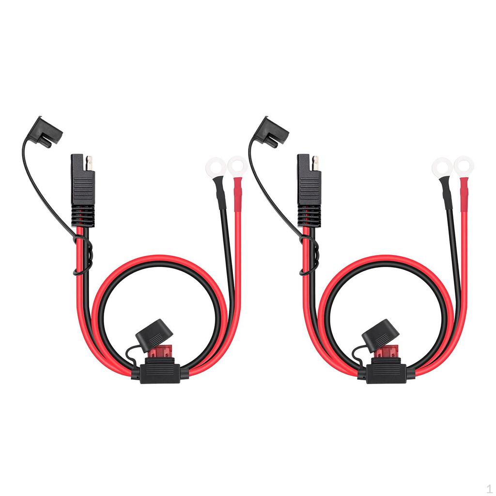 2 Pieces 16AWG SAE Battery Connector Cable Terminal Wiring Harness Pin Plug Copper Wire for