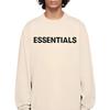 Fear Of God Essentials SS20 Graphic Logo Crewneck Long Sleeve Sweater Unisex sweater White FOG-SS20-268