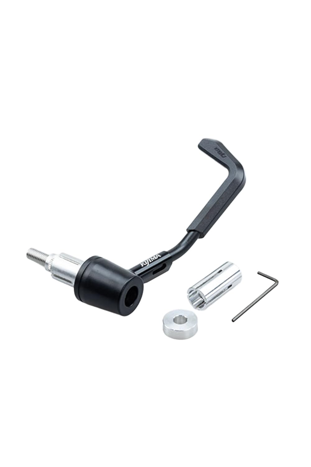 

Kijima Type R Brake Lever Guard (Right Side) for 22.2mm Handlebars, Compatible with 14/16/18mm Handlebars, Black, Part Number 204-2159
