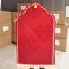 Premium Frilled Prayer Rug - Thick Flannel Cushion with Irregular Pattern