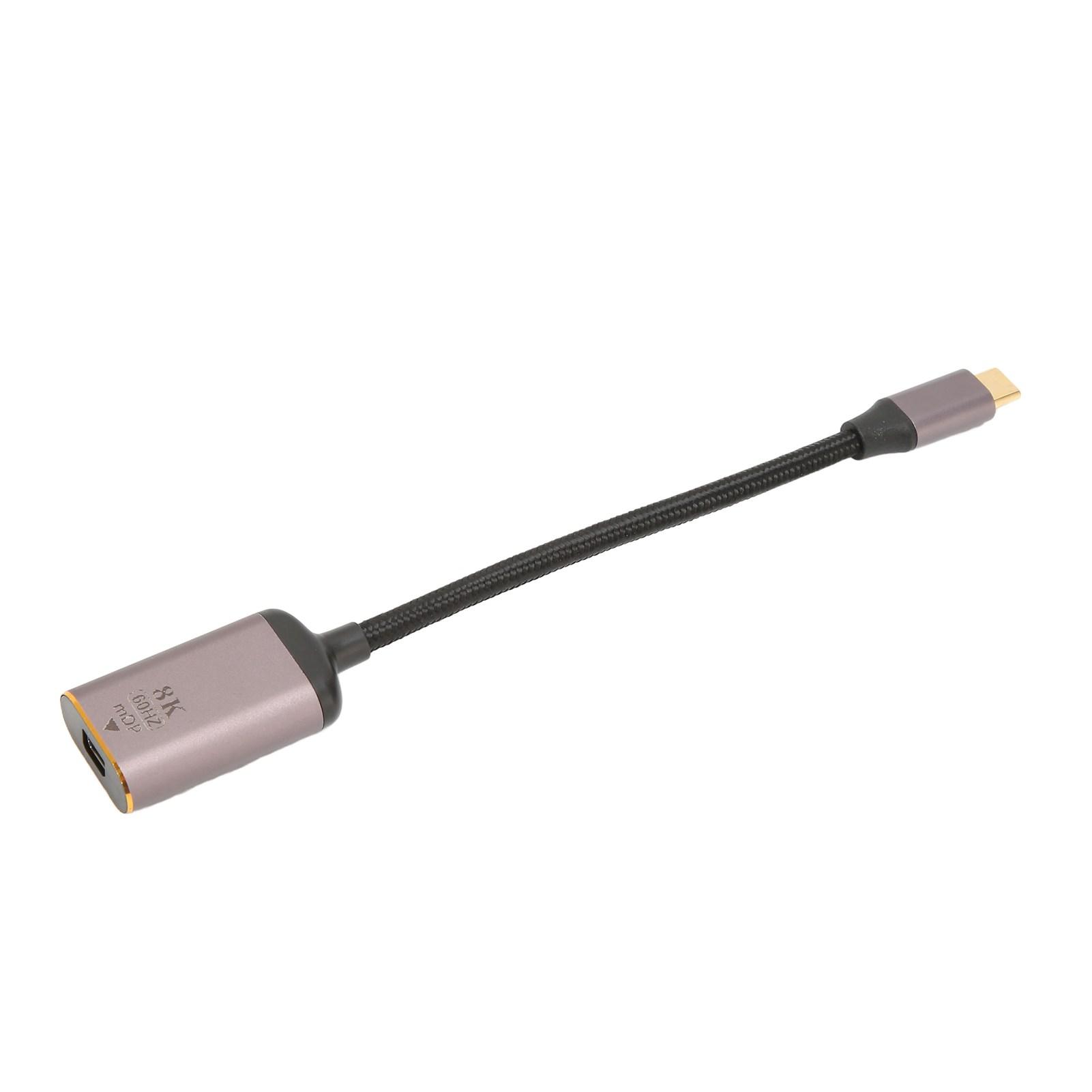 

Адаптер USB C на Mini DisplayPort 8K 60 Гц Plug and Play USB C Male на Mini DP Female кабель для USB