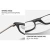 DML Hanging Neck TR90 Men's and Women's Anti-blue Light Portable Ultra-light Computer Glasses Long Narrow Fram Fashionable Item