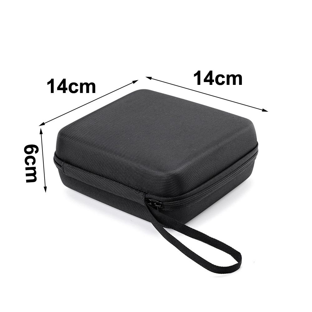 New Hard Shell EVA Storage Box Black Portable Pouch Carrying Bag Mini Zipper Earphone Case for Earphone