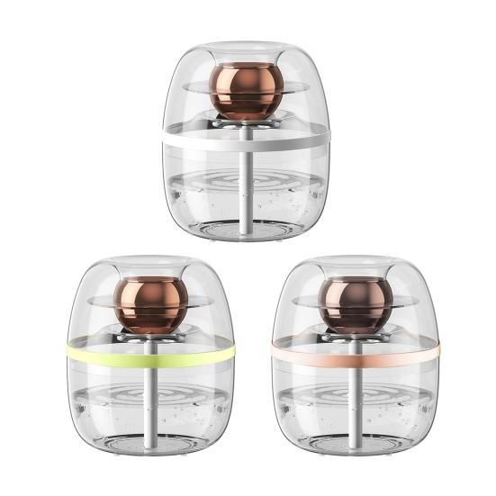 Bedroom Smart Humidifier Silent Operation Portable Design Automatic Mode Humidity Sensor Transparent Cool Mist Desktop Humidifier