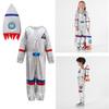Bsrlons Kinder Silber Astronautenkostüm Für Sportspiele Und Cosplay Raumanzug Mit Pilotenoutfit