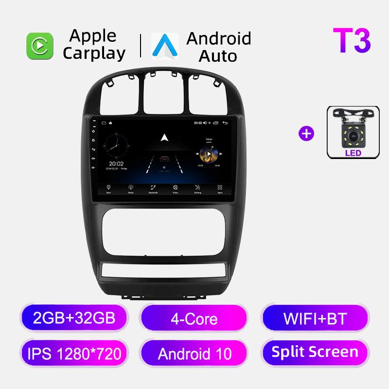Android 12 Car Radio For Dodge Caravan Chrysler Pacifica 2006-2012 Multimedia Video Player Navigation GPS Auto Carplay Autoradio