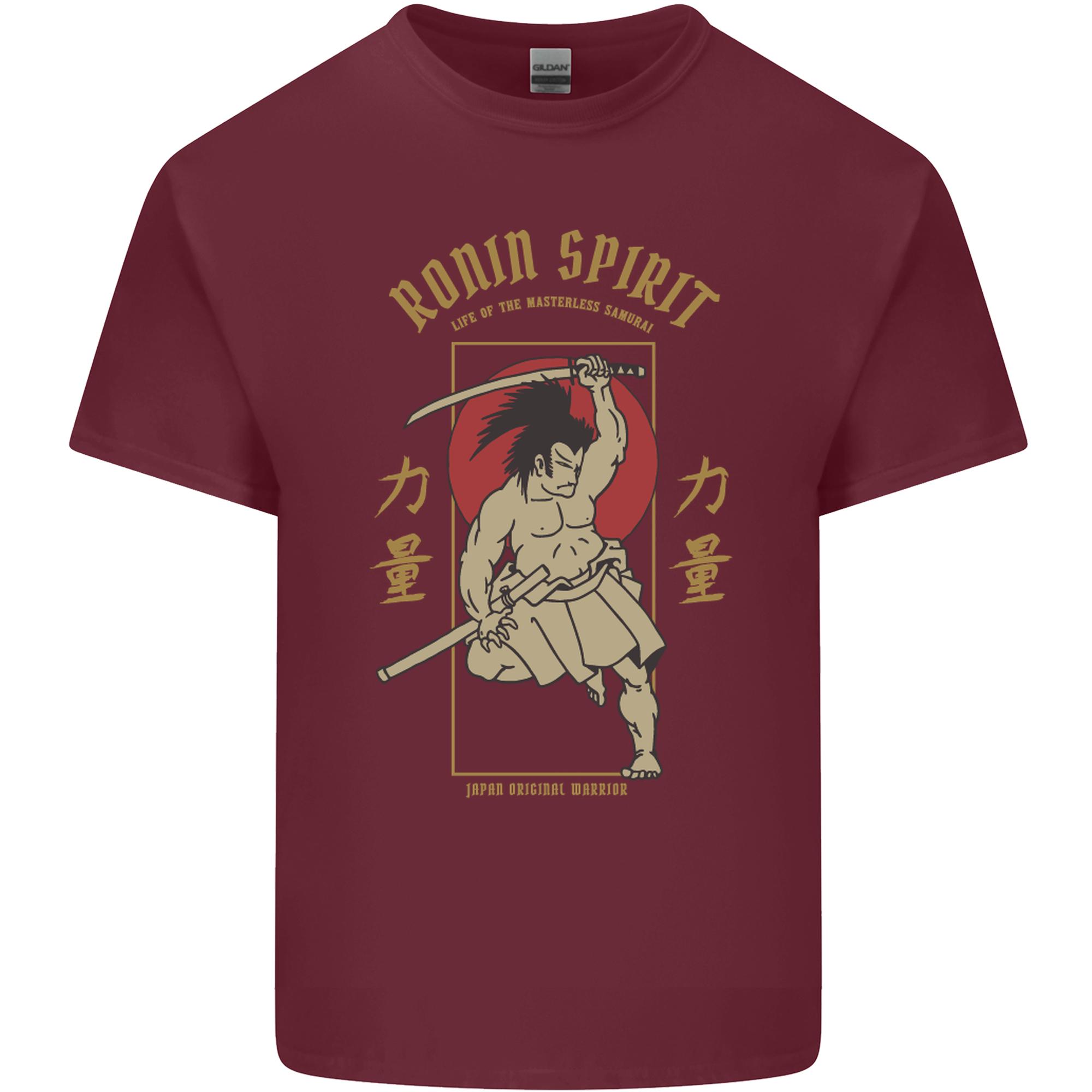 Ronin Spirit Samurai Japan Japanese Unisexs Light Cotton TShirt S