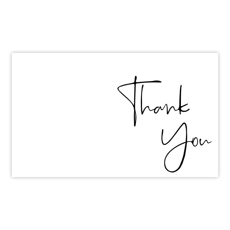 50 tk Kraftpaberist Tänukaarti | Tühjad Tervitus- ja Postkaardid | Täiuslikud Käsitsi Kirjutatud Sõnumite ja Kaunistuste jaoks