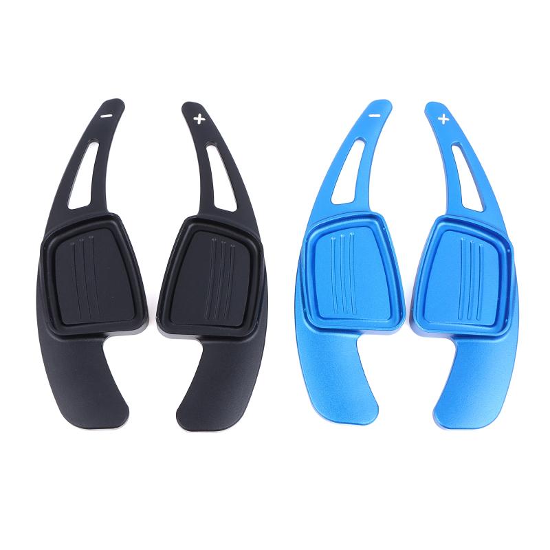 1Pair Car Steering Wheel Shift Paddle Shifter Aluminum Shift Paddle Blade For 17-19 A4L A6 A8 Q7 Tt Tts Extension Gearbox