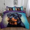 3D Design Sweet Pug Dog Duvet Cover, Polypolyester Luxury Bedding Quilt Cover Bedding Bed Covers With Pillowcases 75*50 With Zipper