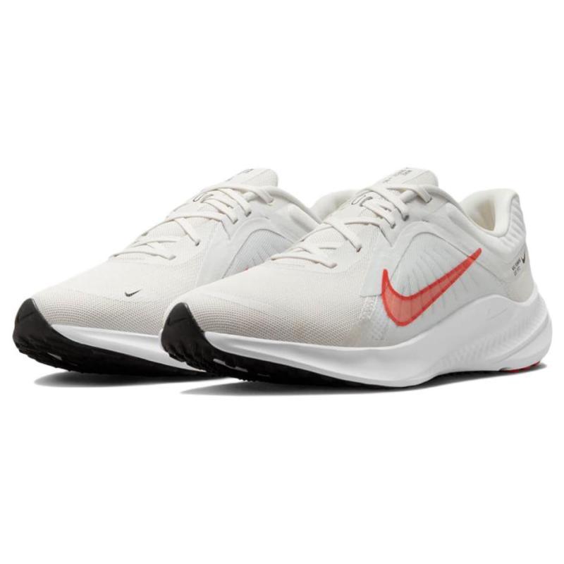 Nike Quest 5 Platinum Odcień Biały Czarny Jasnoczerwony Trampki DD0204-007