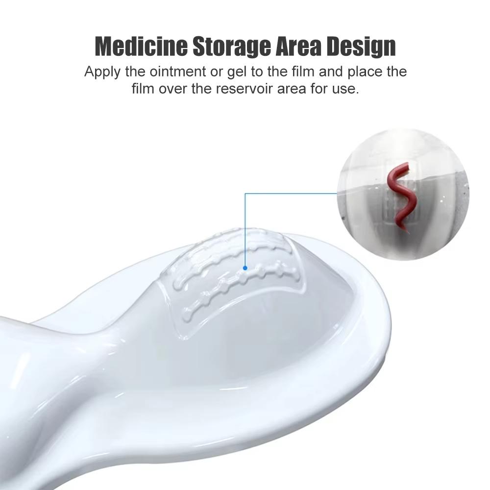 Aparat de Masaj Vibrator cu Căldură și Lumină Roșie pentru Îngrijire Personală și Confort, Aparat pentru Starea de Bine a Bărbaților