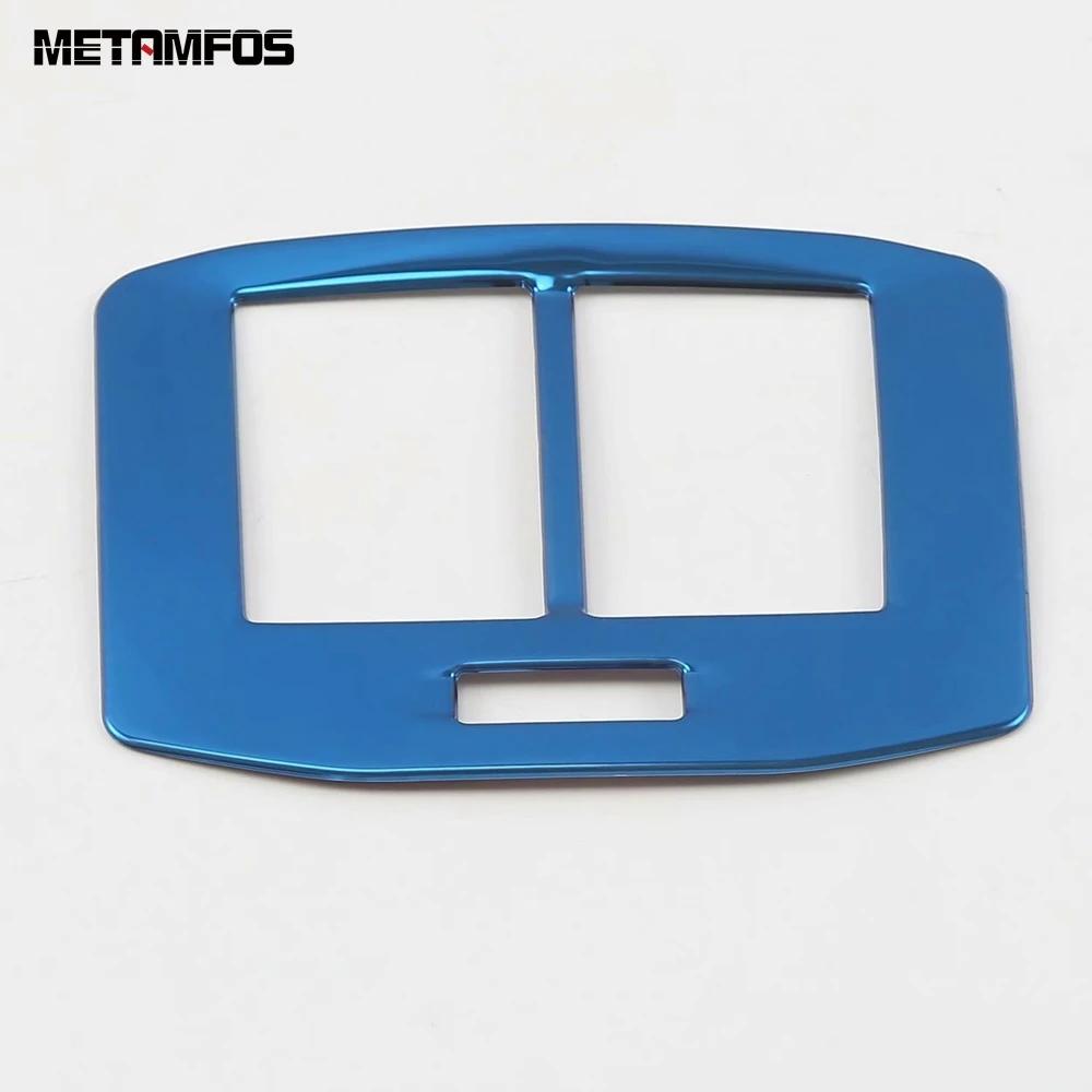 For Volkswagen VW T-ROC TROC 2018- 2024 2025 Steel Rear Seat Air Condition Vent Outlet Cover Trim Accessories Car Styling