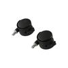 Screw Plate Silent with Brake Replacement Chair Wheel Furniture Caster Office Chair Caster Roller