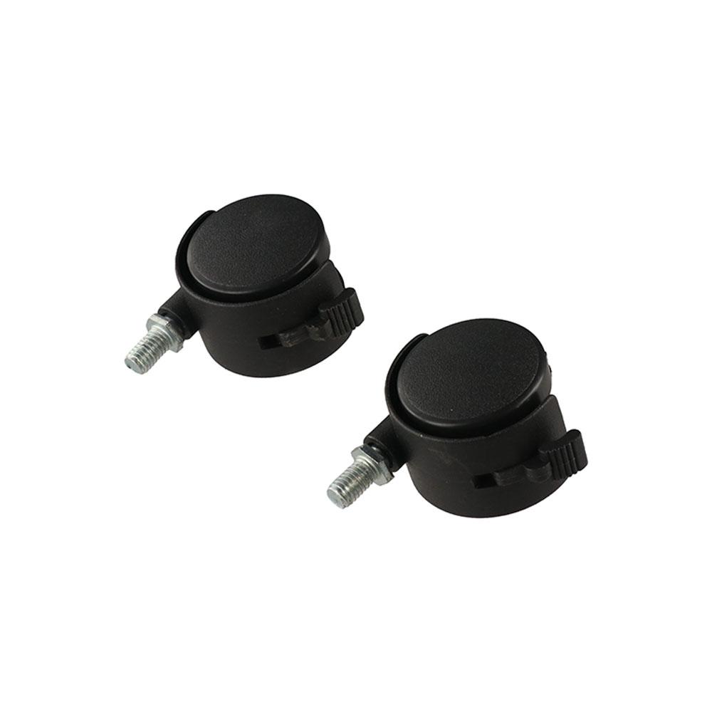 Screw Plate Silent with Brake Replacement Chair Wheel Furniture Caster Office Chair Caster Roller
