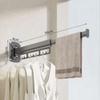 Folding Drying Best Rack No Punching Wall-mounted Household Multi-functional Indoor Drying Rack Balcony Retractable Invisible Hanger for Home