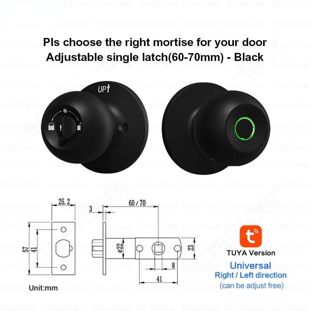 3-in-1 Keyless Entry Bluetooth Door Lock Multi-function Smart Lock Electronic Fingerprint Lock