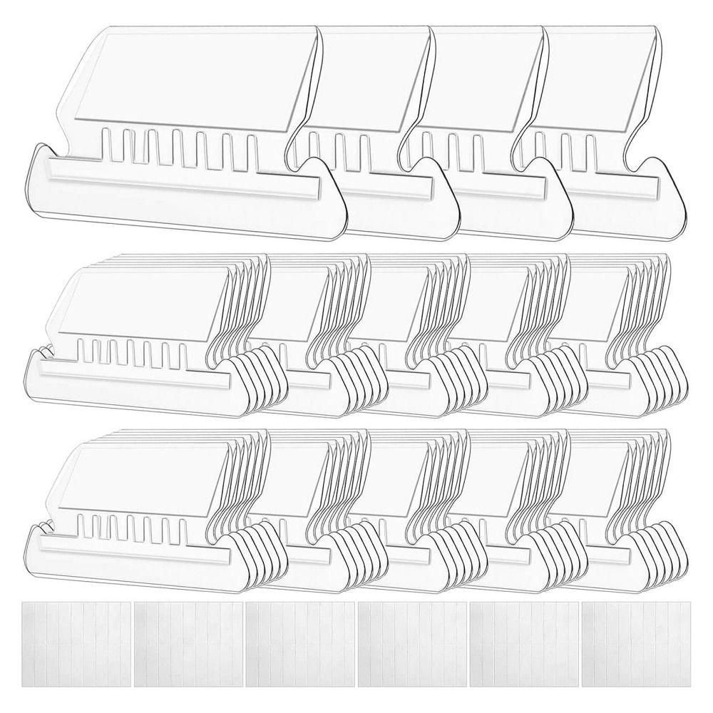 

200 комплектов пластиковых вкладок из ПВХ, прозрачные вкладки для папок с файлами, товары для дома и офиса, подвесные вкладки для папок