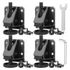 4Pcs Adjustable Furniture Leg Leveler Heavy Duty Furniture Leveling Feet Hardware Cabinet Table Leveler Leg Anti Slip Foot Pad