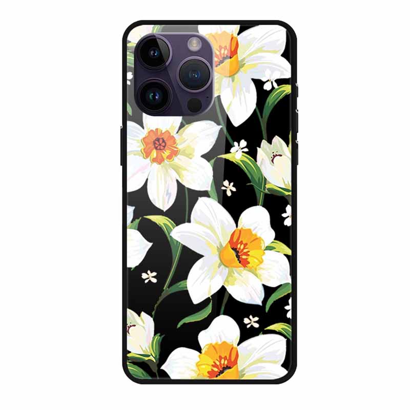 Tempered Glass Case For iphone 15 Pro Max Case Soft TPU Bumper Hard Glass Back Cover For iphone 16 Pro Max Phone Case 16Pro Max