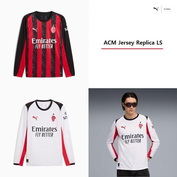 Puma Acm 25 26 Season Home Jersey Long Sleeve Replica Long Sleeve Jersey 779963 01 Acm Home Jersey Re...