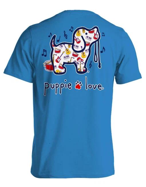 New PUPPIE LOVE MUSIC PUP T Shirt 3XL