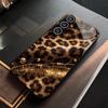 Dark Leopard Print Pattern PhoneCase Glass PhoneCase for Samsung Galaxy S26 S25 S24 S23 S22 FE Ultra Plus Scratch Proof Smooth