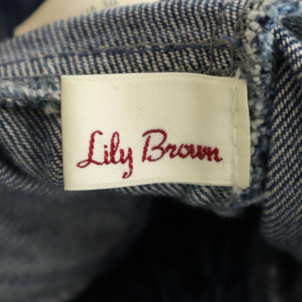 Lily Brown denim Cami one piece 1 Women Used