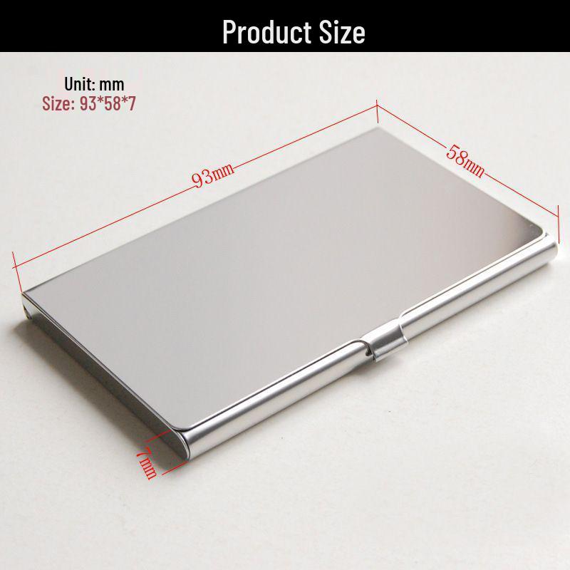 Mini Mallette à Combinaison en Aluminium Porte-cartes de visite, Style Valise, Disponible en 5 Couleurs