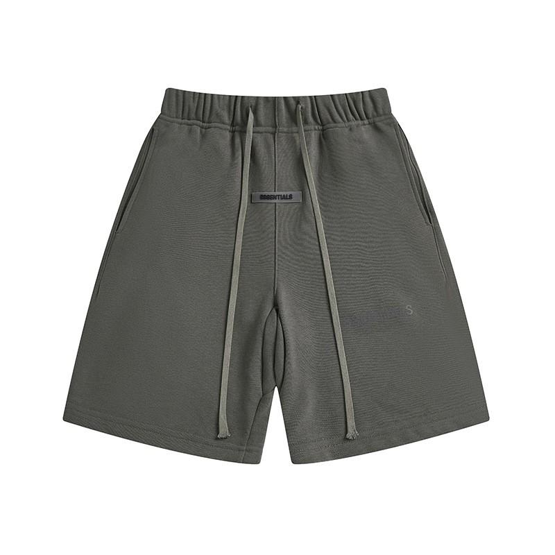 FOG ESSENTIALS Pánské bavlněné kraťasy Volný střih Streetwear Ležérní teplákové