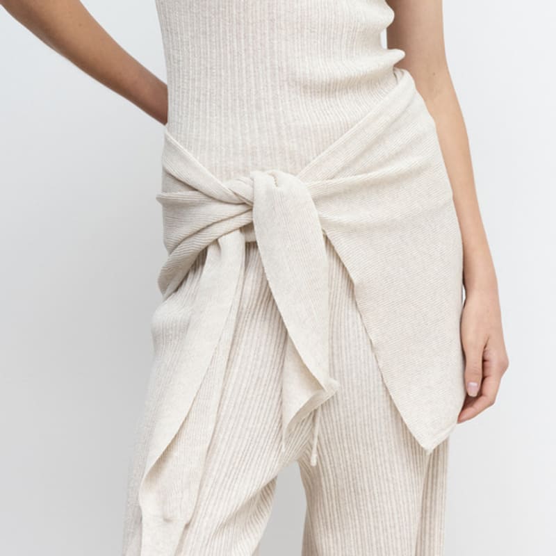 

RRACE Melange Wrap Shawl_Oat Beige Oat Beige_FREE