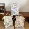 Small Fresh College Style Literary Canvas Student Schoolbag Spring and Summer Large-capacity Printed Backpack