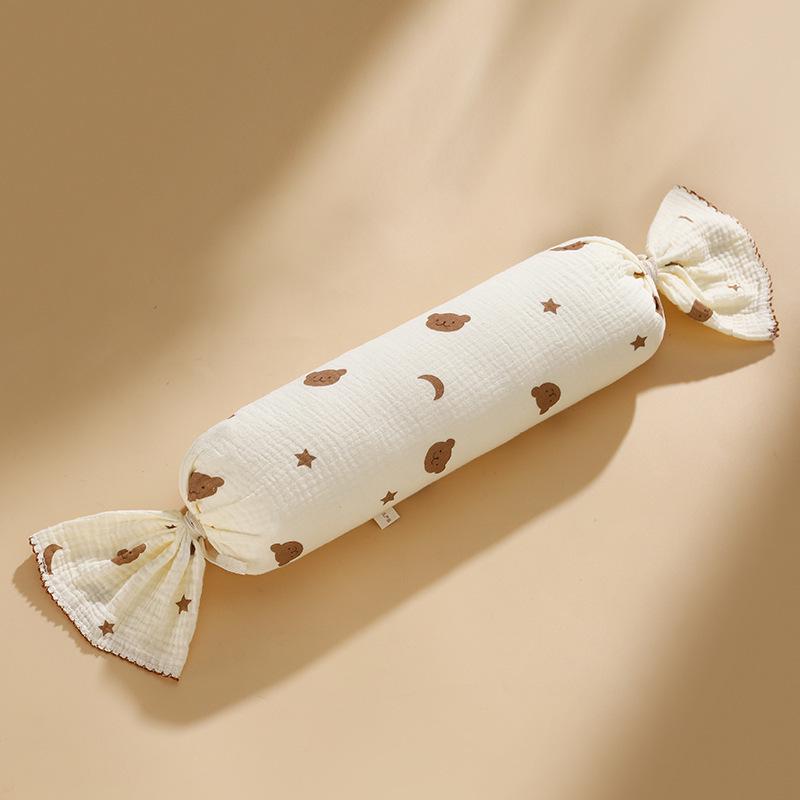

Candy Pillow: Class A Pure Cotton Gauze Anti-Collision Baby Comfort Pillow 9*40cm
