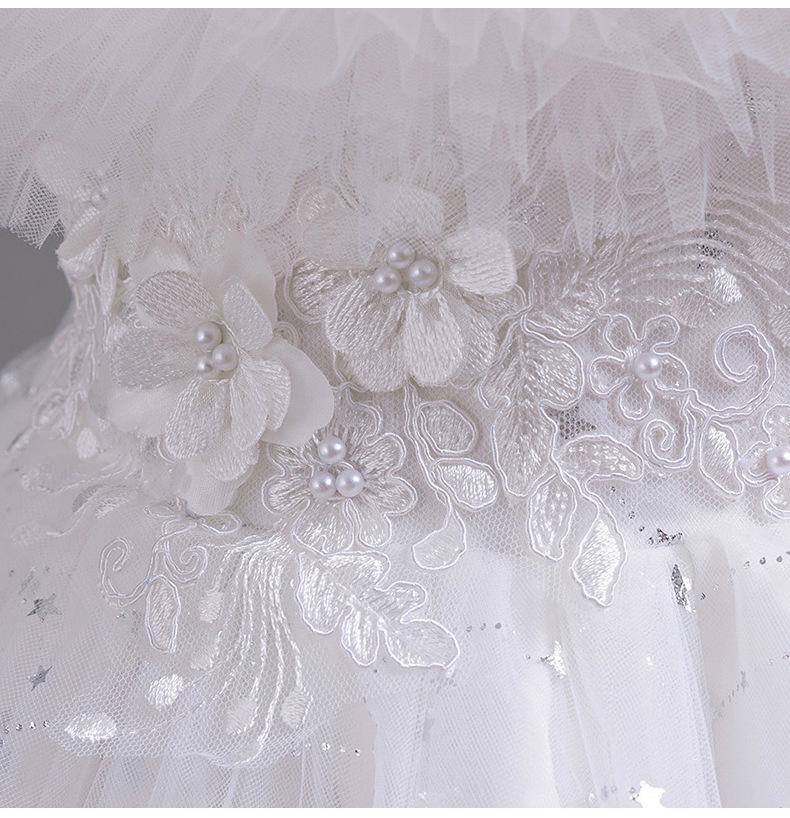 Girls' Summer Floral Princess Dress - Formal Wedding & Birthday Outfit