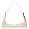 By Far Bulgarian Niche Designer Wide Strap Silver Buckle Leather Handheld Crossbody Shoulder Bag Women Bags Beige 21PFSOHSIVRGLSMED