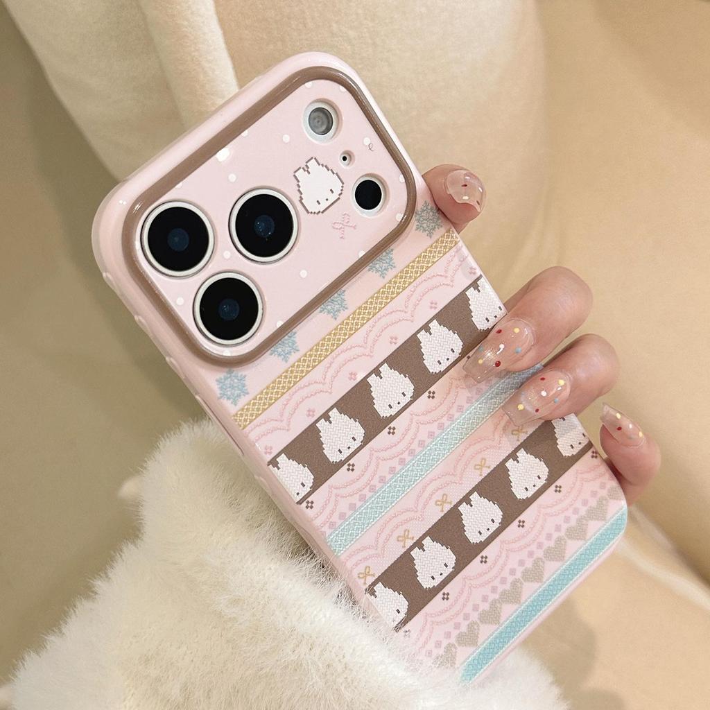 Cute Rabbit Phone Case for iPhone 17 and iPhone 17 Pro Max