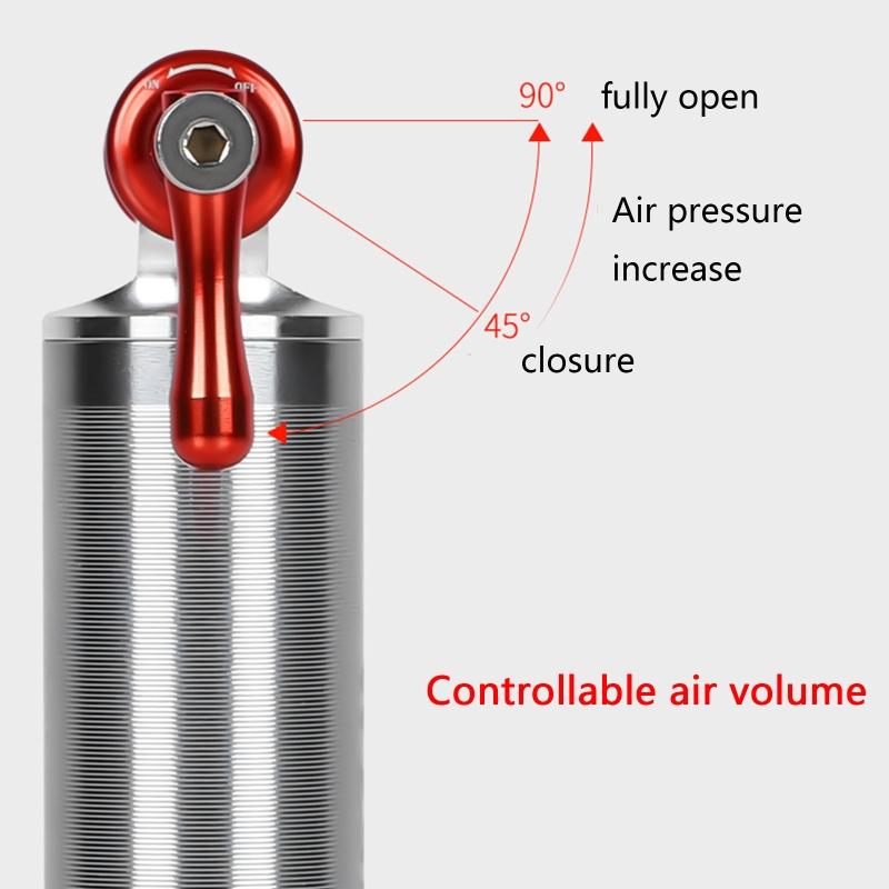 Aluminum CO2 Pump Tire Tube Mini BMX Bicycles Pump CO2 Cartridges Bicycles Schrader Presta Adapter Bike Pump Inflator
