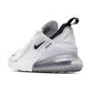 Nike Air Max 270 Amortiguación Vintage Caña Baja Amortiguación de Aire Zapatillas Casuales para Correr Mujer Blanco Negro AH6789-100