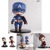 Q Version Of Avengers Captain America Iron Man Thanos Spider-man Miniature Model Decoration For Marvel Fans