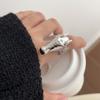 Znamení zvěrokruhu Kůň Prsten s hlavou koně Kreslené prsteny na prsty ze slitiny Prsten s poníkem Poník s kamínkem Otevřený kovový prsten na prst Muži/Ženy