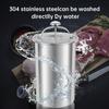 1 Pc Meat Press Cooker 304 Stainless Steel Ham Press Maker Multi-functional Round Shape Homemade Deli Meat Press Marker Machine