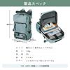 Multifunctional Travel Business Business Black [KURASUUMO] 3-Way Backpack, 22L, Backpack, Backpack, Water-Repellent, Multi-Pocket, Carry-on Size,