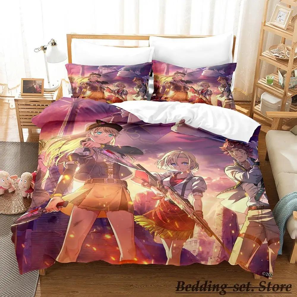 The Legend of Heroes Bedding Set Single Twin Full Queen King Size Bed Set Adult Kid Bedroom Duvetcover Sets Anime parure de lit