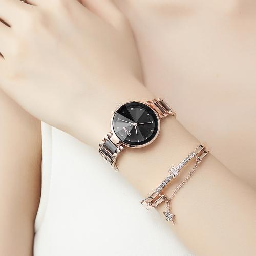 [JULIUS] JULIUS Round Ceramic Women s Metal Watch JA-1209 JA-1209A