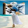 Custom Name Ultra-Soft Beach Towel with Soccer Theme,Ideal for Pool - Camping, Diving - Perfect Travel Essential, Vibrant Beach Towel.