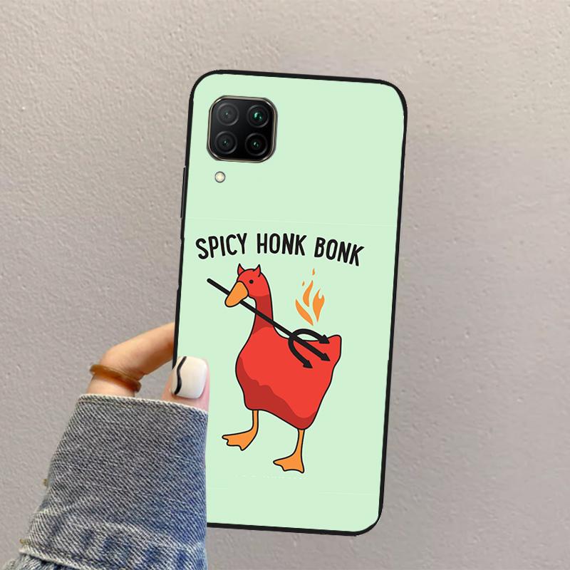Duck Goose Honk Bonk Funny Meme For Huawei Nova 3i 7i 8i 11i 12i 9 10 SE Y73 Y90 Y70 Y72 Y61 Y91 P30 P40 Lite P60 Pro Case