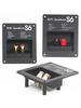 Dual-Position Speaker Wiring Box with Terminal Posts & Banana Plug Accessories