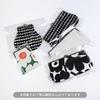 Marimekko Pouch Unikko Double Print Reversible Green Black 91774